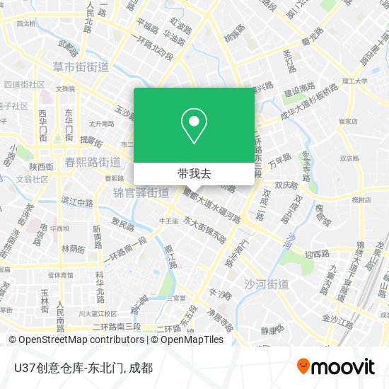 U37创意仓库-东北门地图