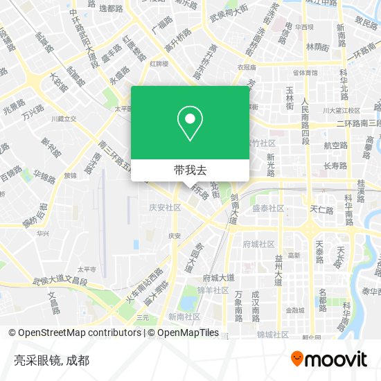 亮采眼镜地图