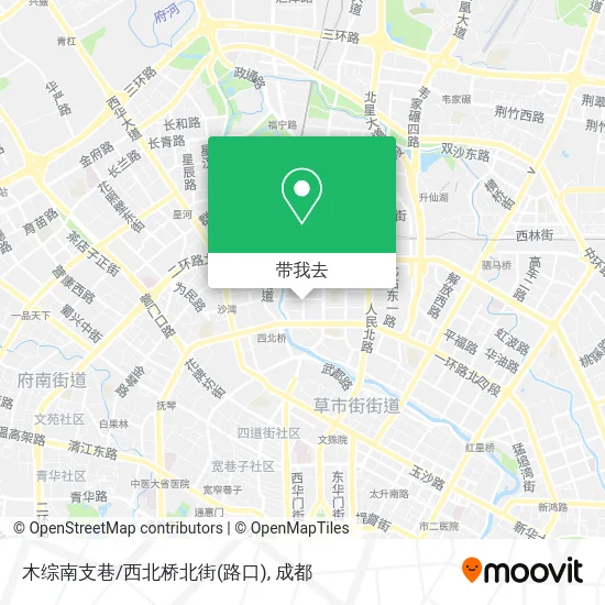木综南支巷/西北桥北街(路口)地图