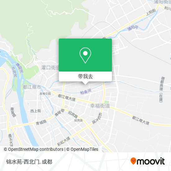锦水苑-西北门地图