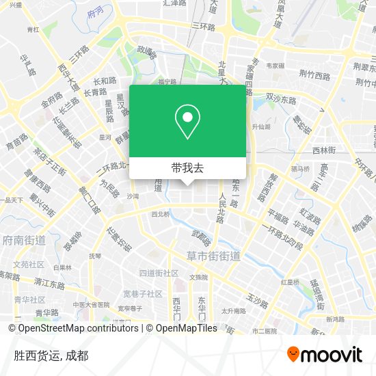 胜西货运地图