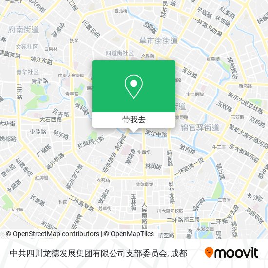 中共四川龙德发展集团有限公司支部委员会地图