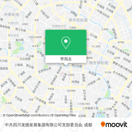 中共四川龙德发展集团有限公司支部委员会地图