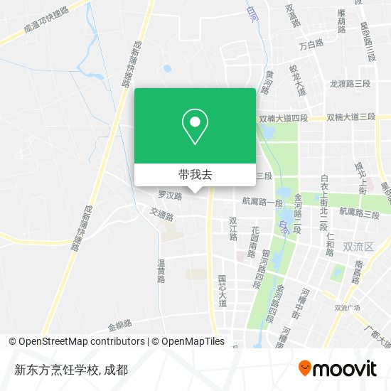 新东方烹饪学校地图