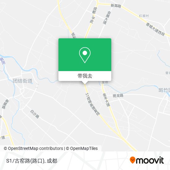 S1/古窑路(路口)地图