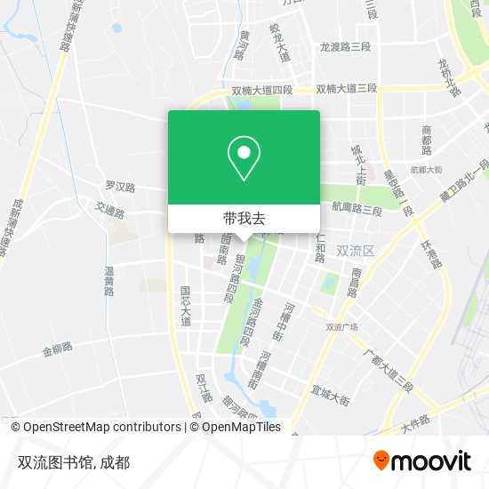 双流图书馆地图