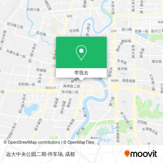 远大中央公园二期-停车场地图