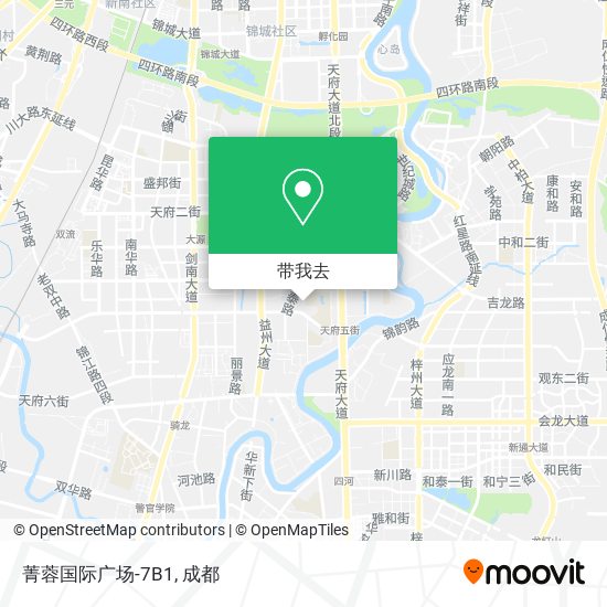 菁蓉国际广场-7B1地图
