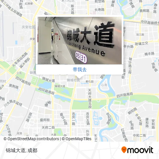 锦城大道地图