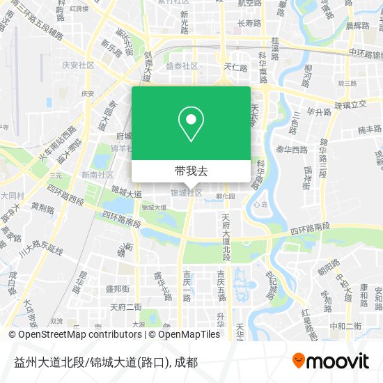 益州大道北段/锦城大道(路口)地图