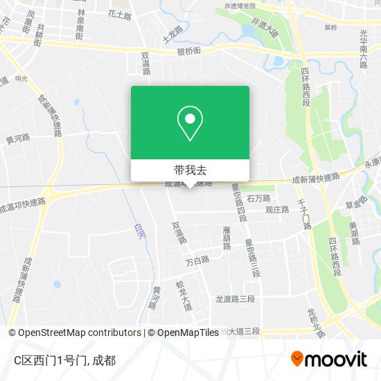 C区西门1号门地图