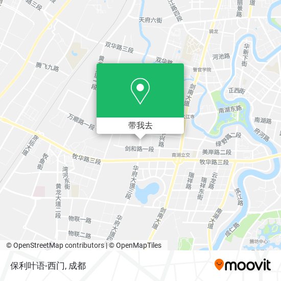 保利叶语-西门地图