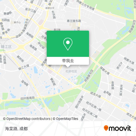 海棠路地图