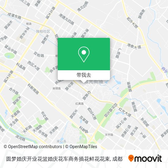 圆梦婚庆开业花篮婚庆花车商务插花鲜花花束地图