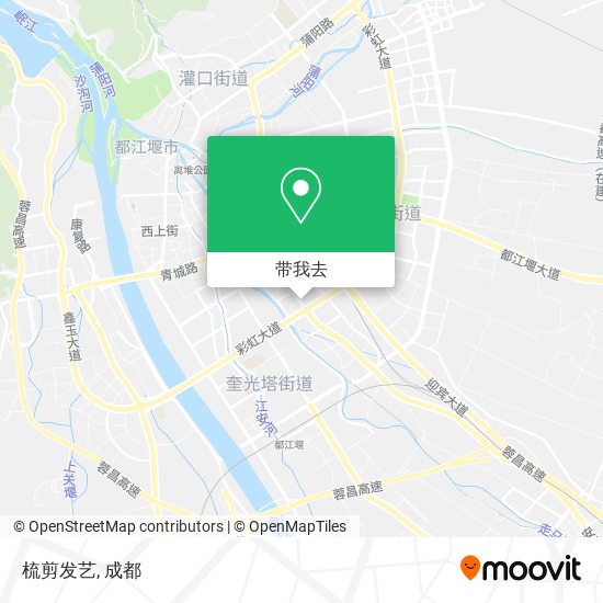 梳剪发艺地图