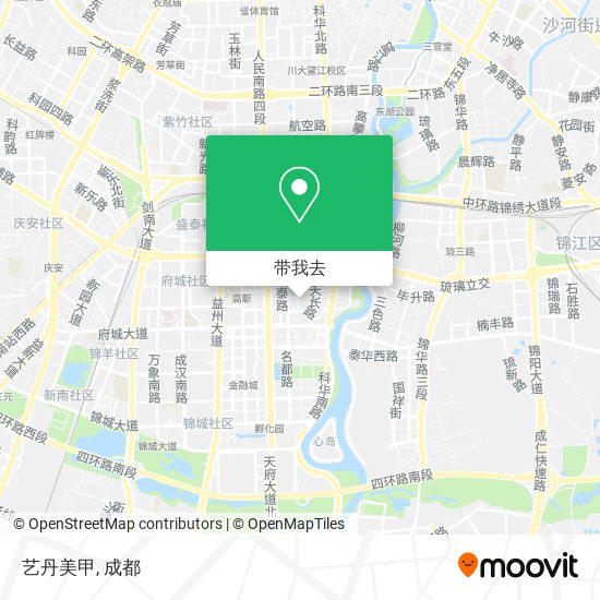艺丹美甲地图