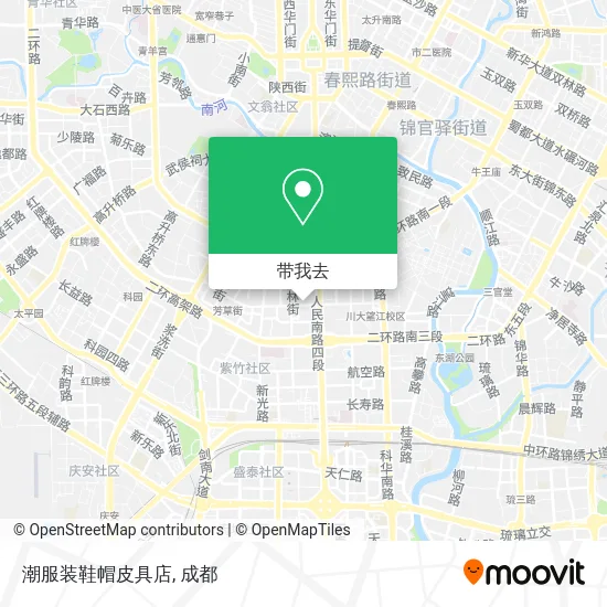 潮服装鞋帽皮具店地图