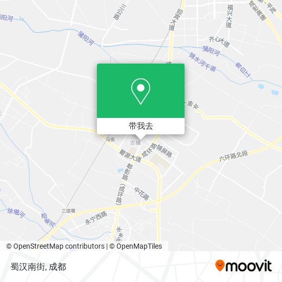 蜀汉南街地图