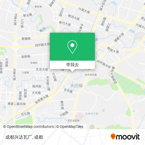 成都兴达瓦厂地图
