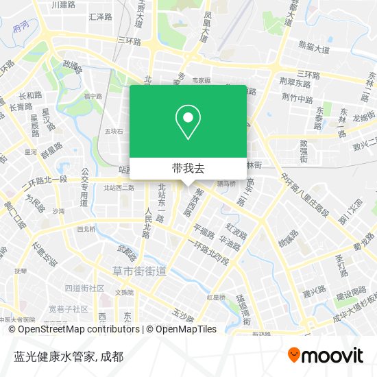 蓝光健康水管家地图