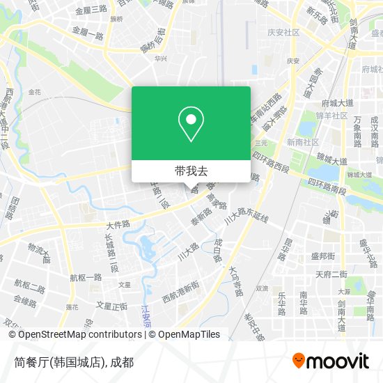 简餐厅(韩国城店)地图