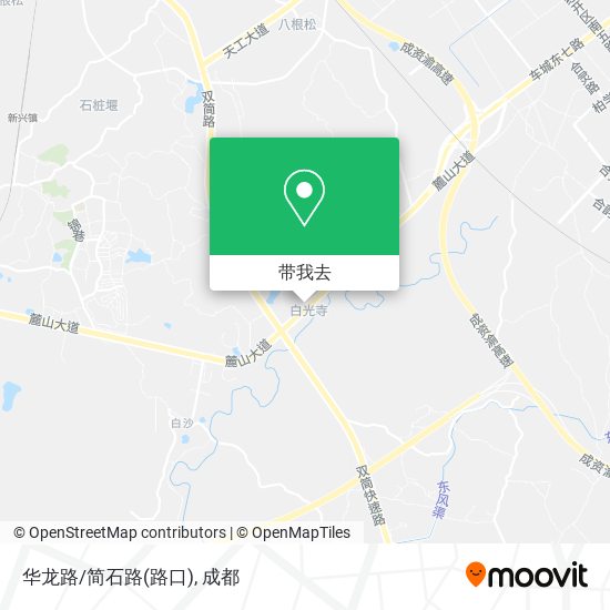 华龙路/简石路(路口)地图