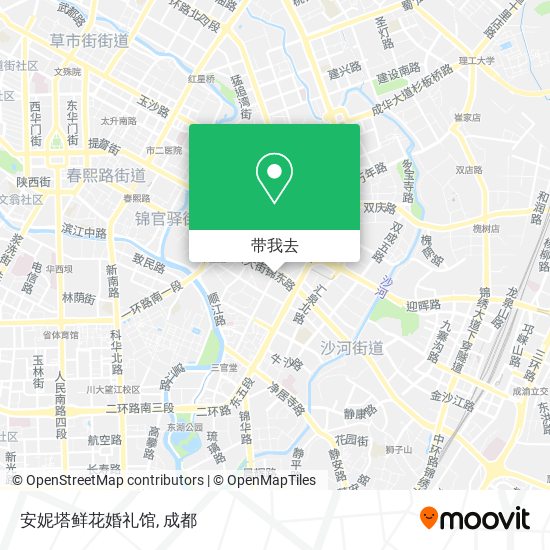安妮塔鲜花婚礼馆地图