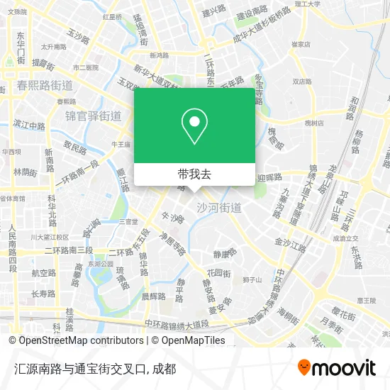 汇源南路与通宝街交叉口地图