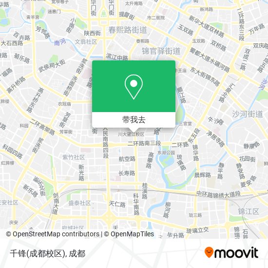 千锋(成都校区)地图