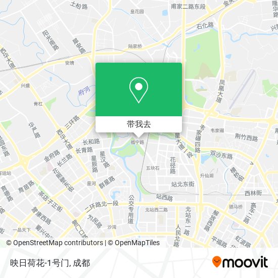 映日荷花-1号门地图