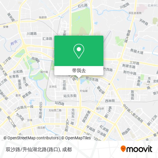 双沙路/升仙湖北路(路口)地图