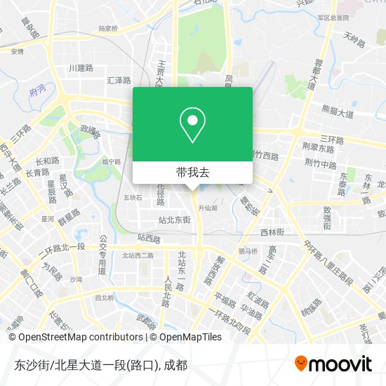 东沙街/北星大道一段(路口)地图