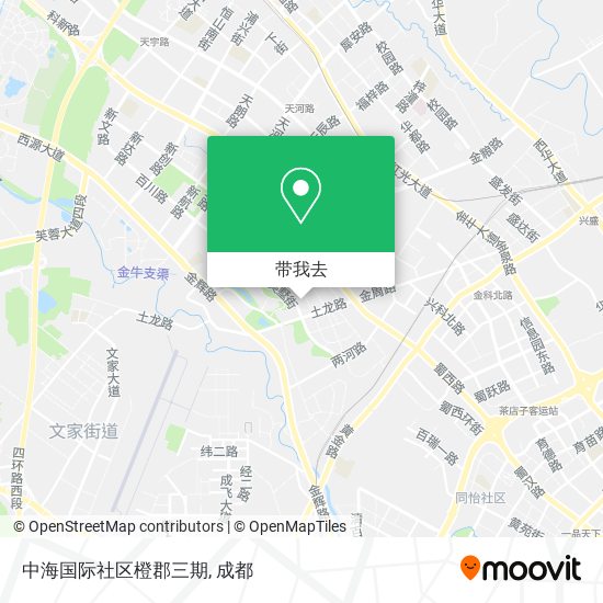 中海国际社区橙郡三期地图