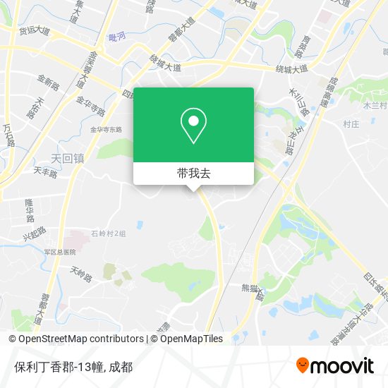 保利丁香郡-13幢地图