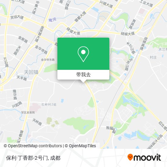 保利·丁香郡-2号门地图