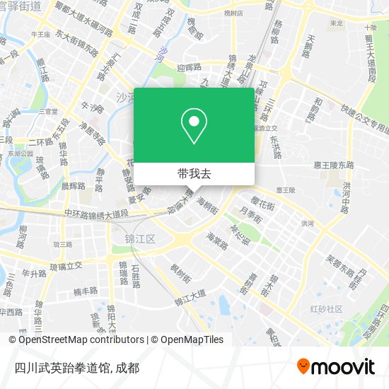 四川武英跆拳道馆地图