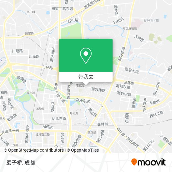 磨子桥地图