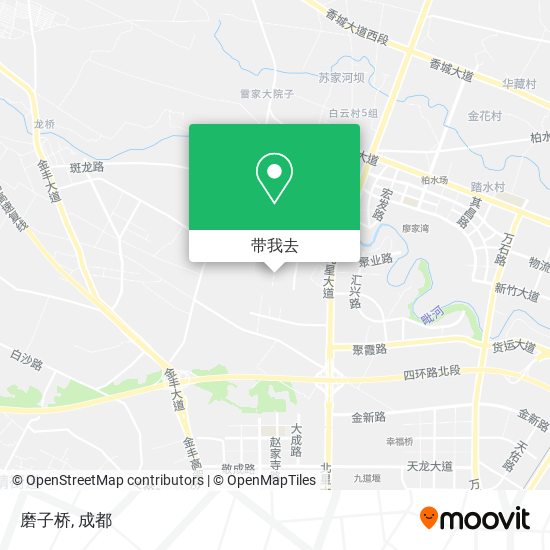 磨子桥地图