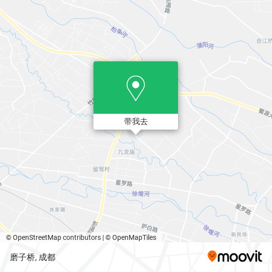磨子桥地图