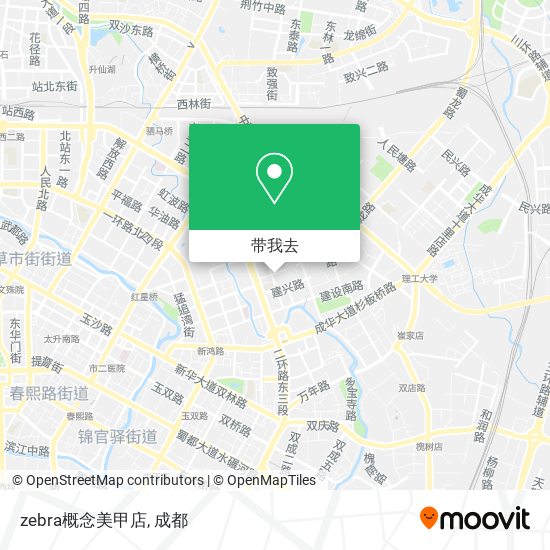zebra概念美甲店地图