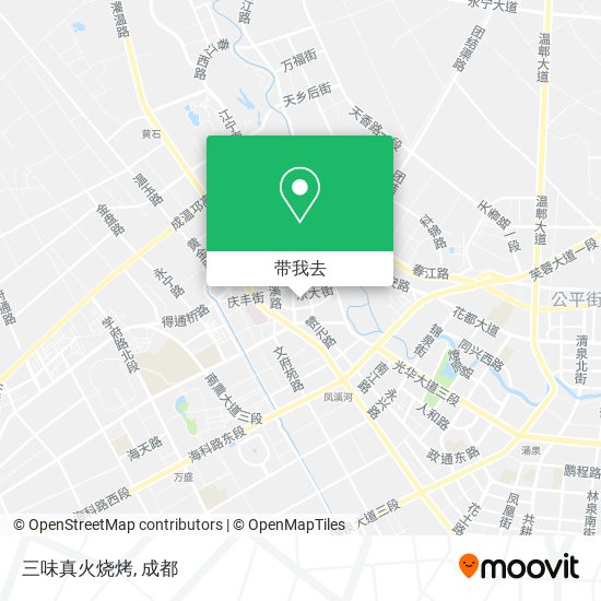 三味真火烧烤地图
