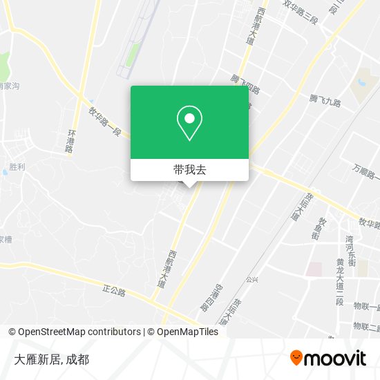 大雁新居地图
