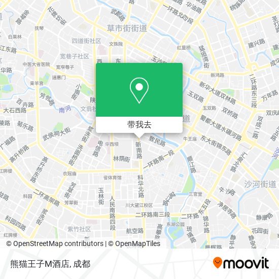熊猫王子M酒店地图