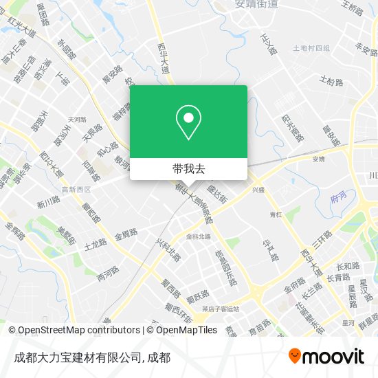 成都大力宝建材有限公司地图