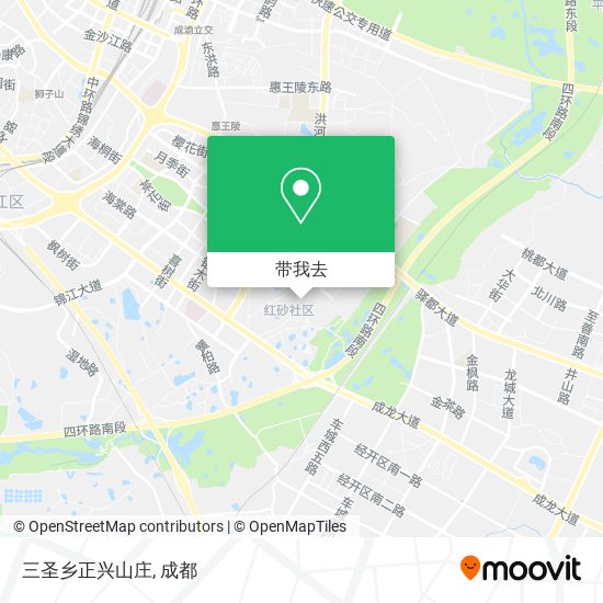 三圣乡正兴山庄地图