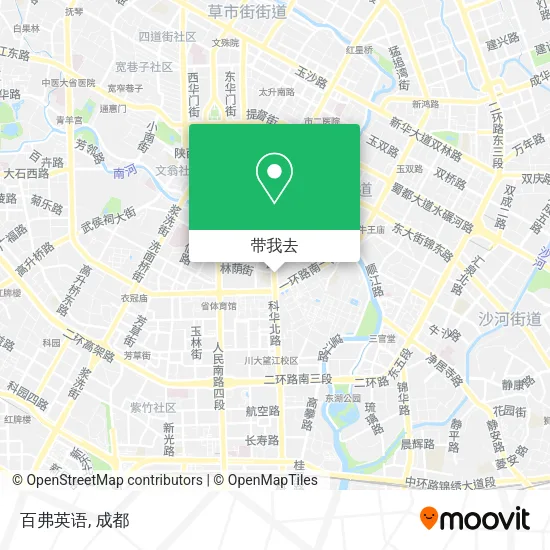 百弗英语地图