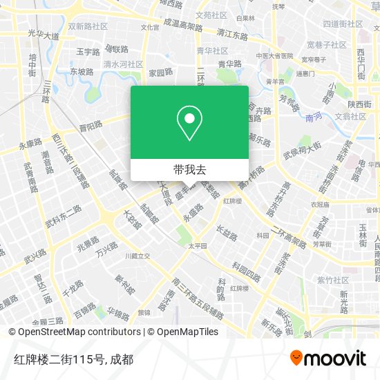 红牌楼二街115号地图