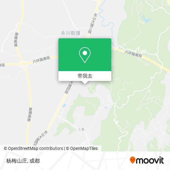 杨梅山庄地图