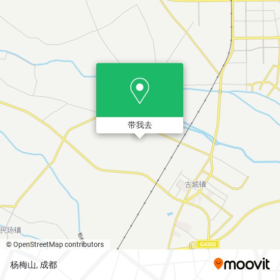 杨梅山地图