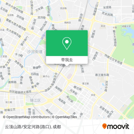 云顶山路/安定河路(路口)地图